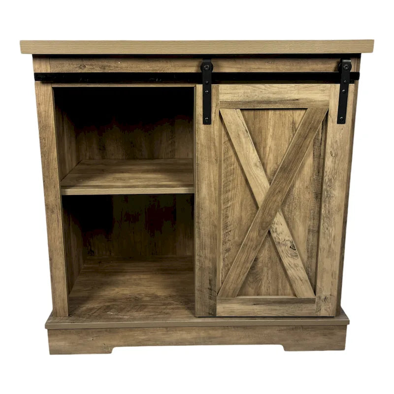 Aparador de estilo rústico para sala de estar, cafetería y cocina, fácil de montar y limpiar