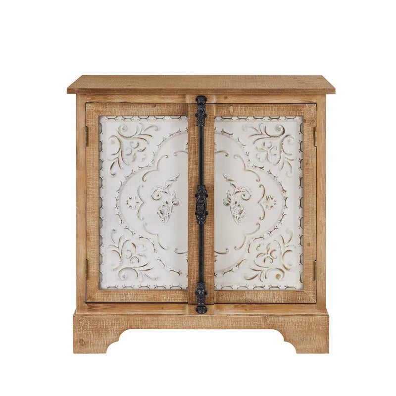 Meuble fleuri rétro et romantique