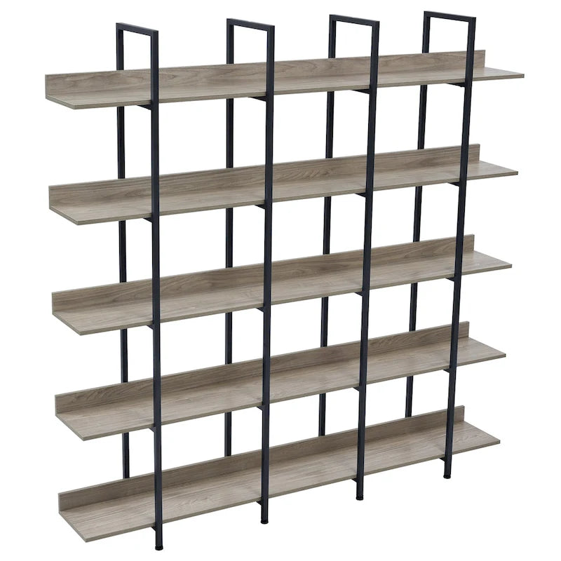 Regal im Vintage-Industriestil mit Metallgestell