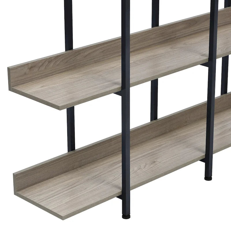Regal im Vintage-Industriestil mit Metallgestell