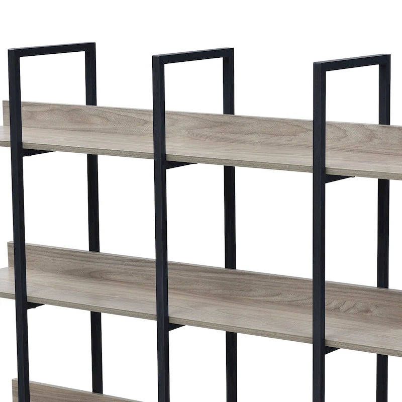 Regal im Vintage-Industriestil mit Metallgestell