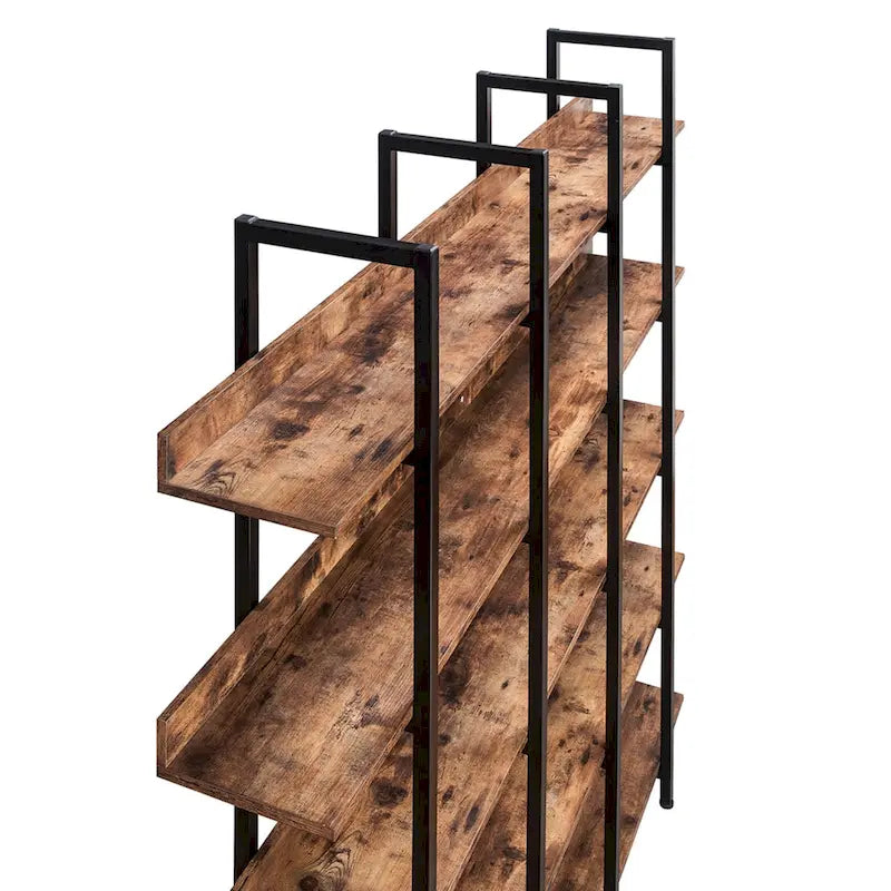 Regal im Vintage-Industriestil mit Metallgestell