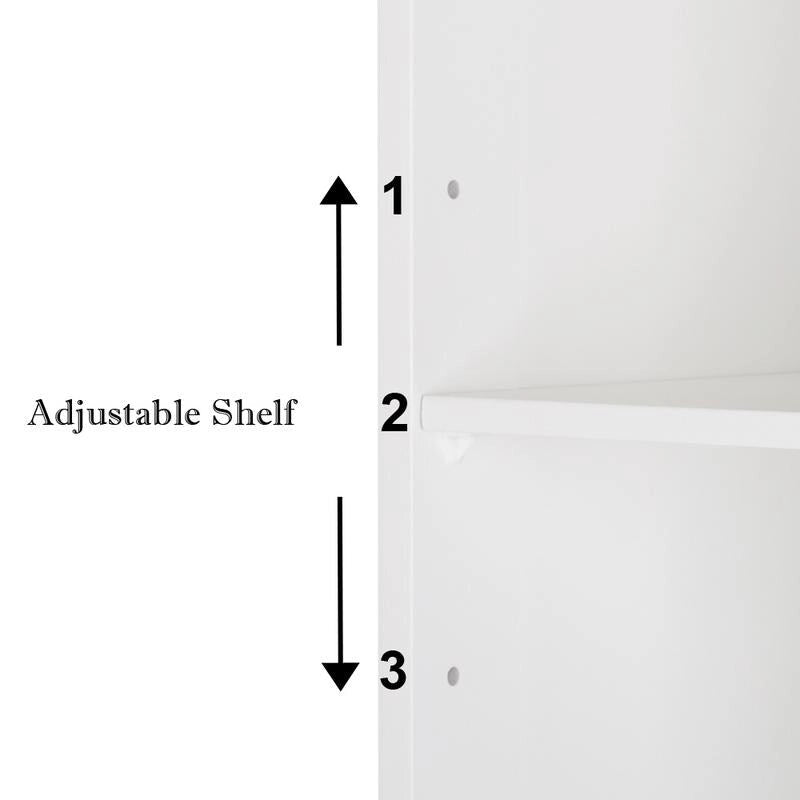 Mueble de baño de madera de 23, con 2 puertas, para montar en la pared o colocar en el suelo