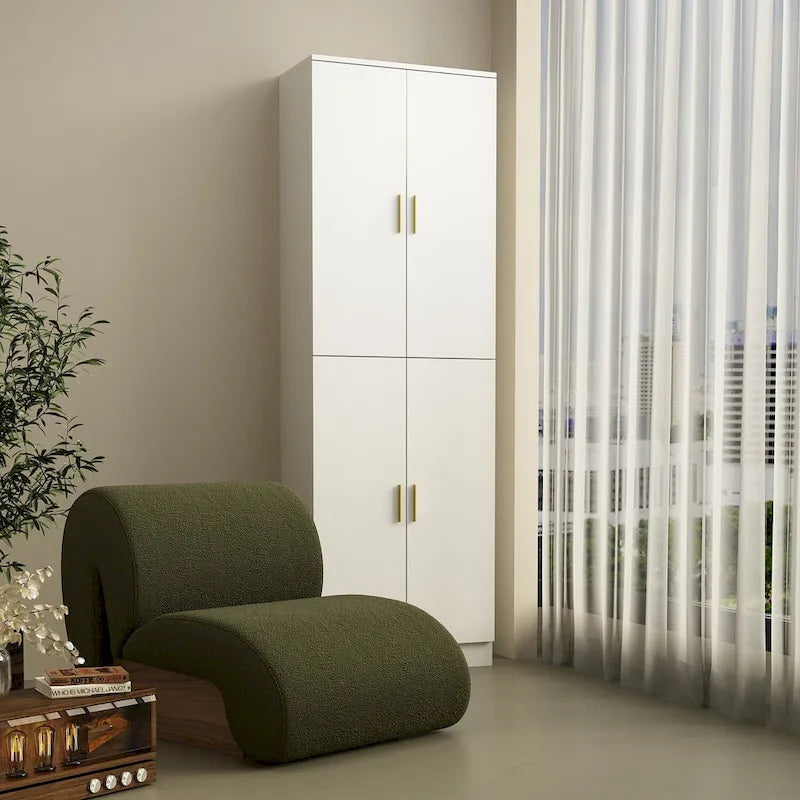 Buffet de rangement de 70.9H avec étagère réglable