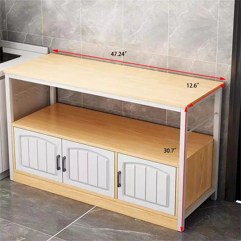 Meuble de rangement de cuisine, meuble de rangement utilitaire autoportant