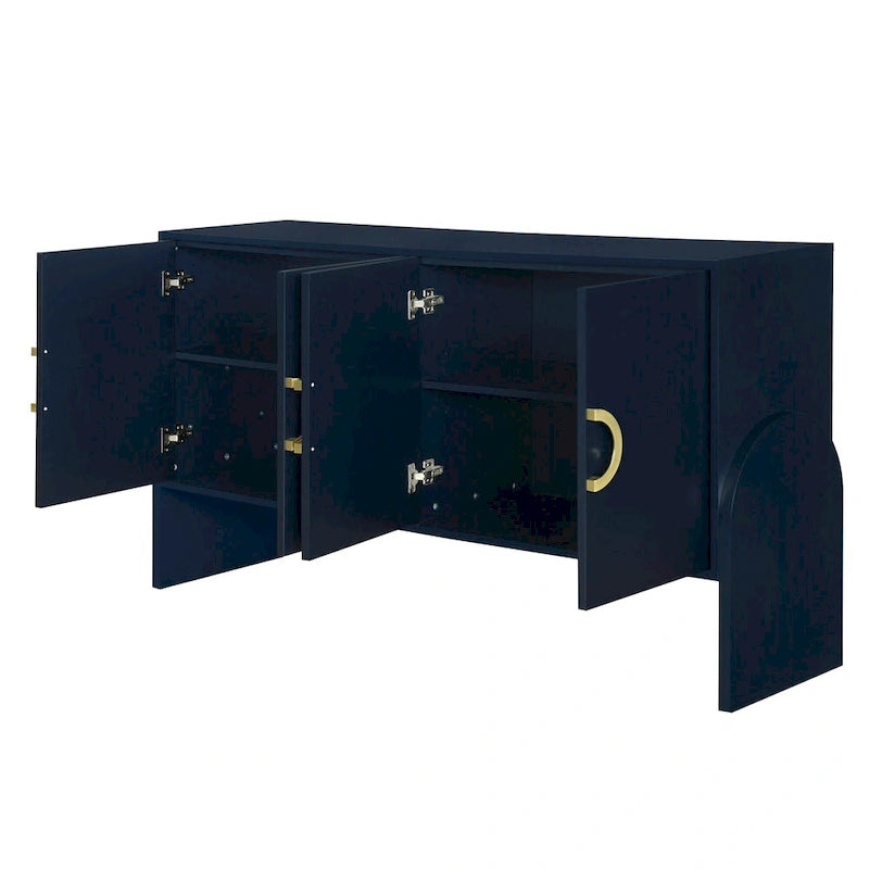 Meuble de rangement de 33.80 in. H avec étagères réglables