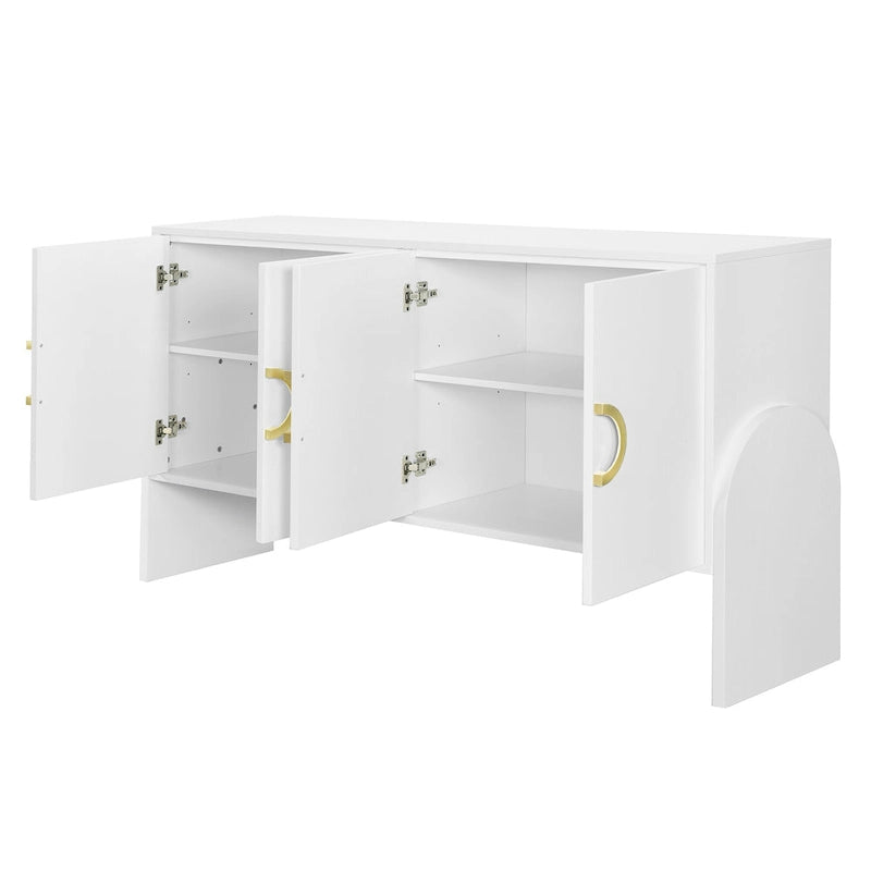 Meuble de rangement de 33.80 in. H avec étagères réglables