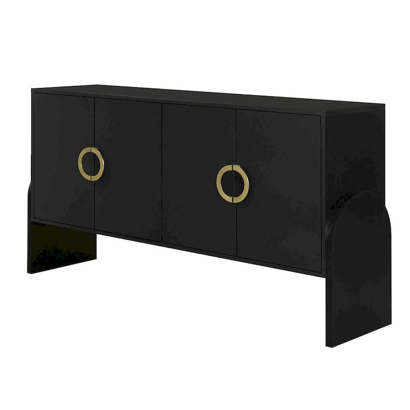 Meuble de rangement de 33.80 in. H avec étagères réglables
