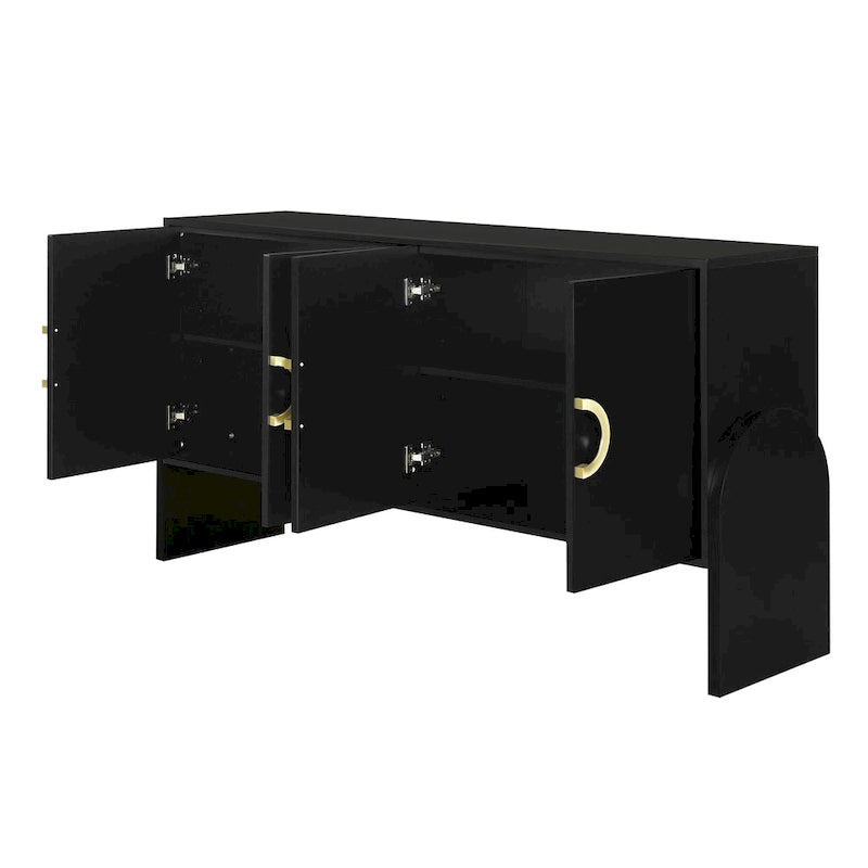 Meuble de rangement de 33.80 in. H avec étagères réglables